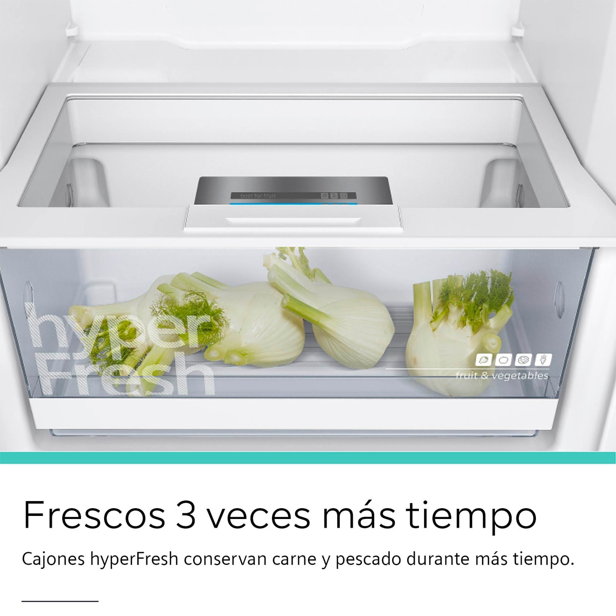 Frigorífico 1 puerta Siemens iQ300, HyperFresh, Súper-refrigeración - KS36VVXDP Blanco-8