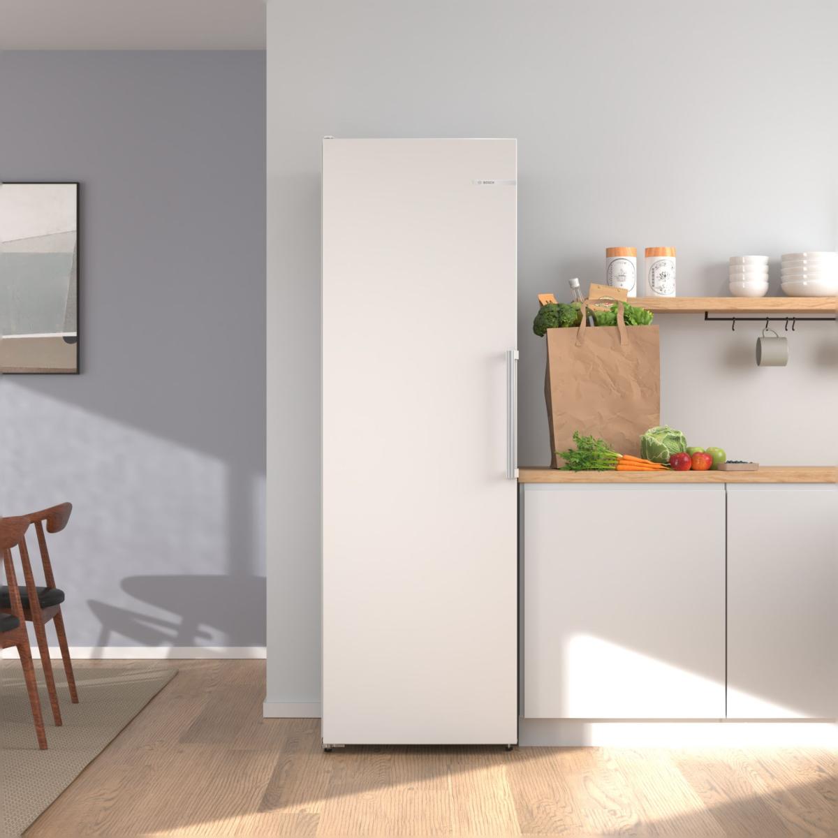 Frigorífico 1 puerta Bosch, Serie 4, Total NoFrost, capacidad XXL - KSN36VWDG - Blanco Blanco-4