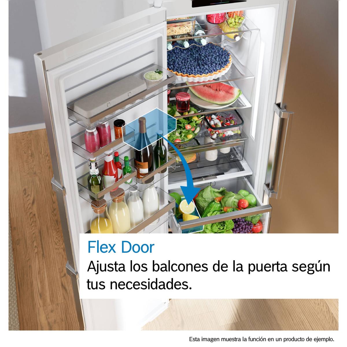 Frigorífico 1 puerta Bosch, Serie 4, Total NoFrost, capacidad XXL - KSN36VWDG - Blanco Blanco-14