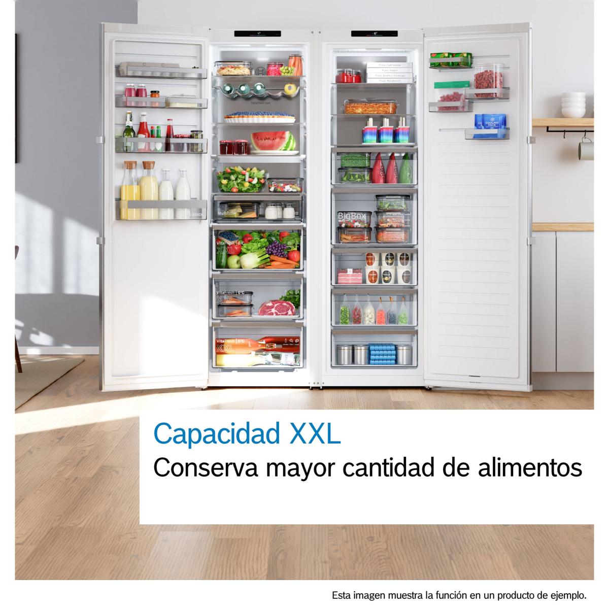 Frigorífico 1 puerta Bosch, Serie 4, Total NoFrost, capacidad XXL - KSN36VWDG - Blanco Blanco-15