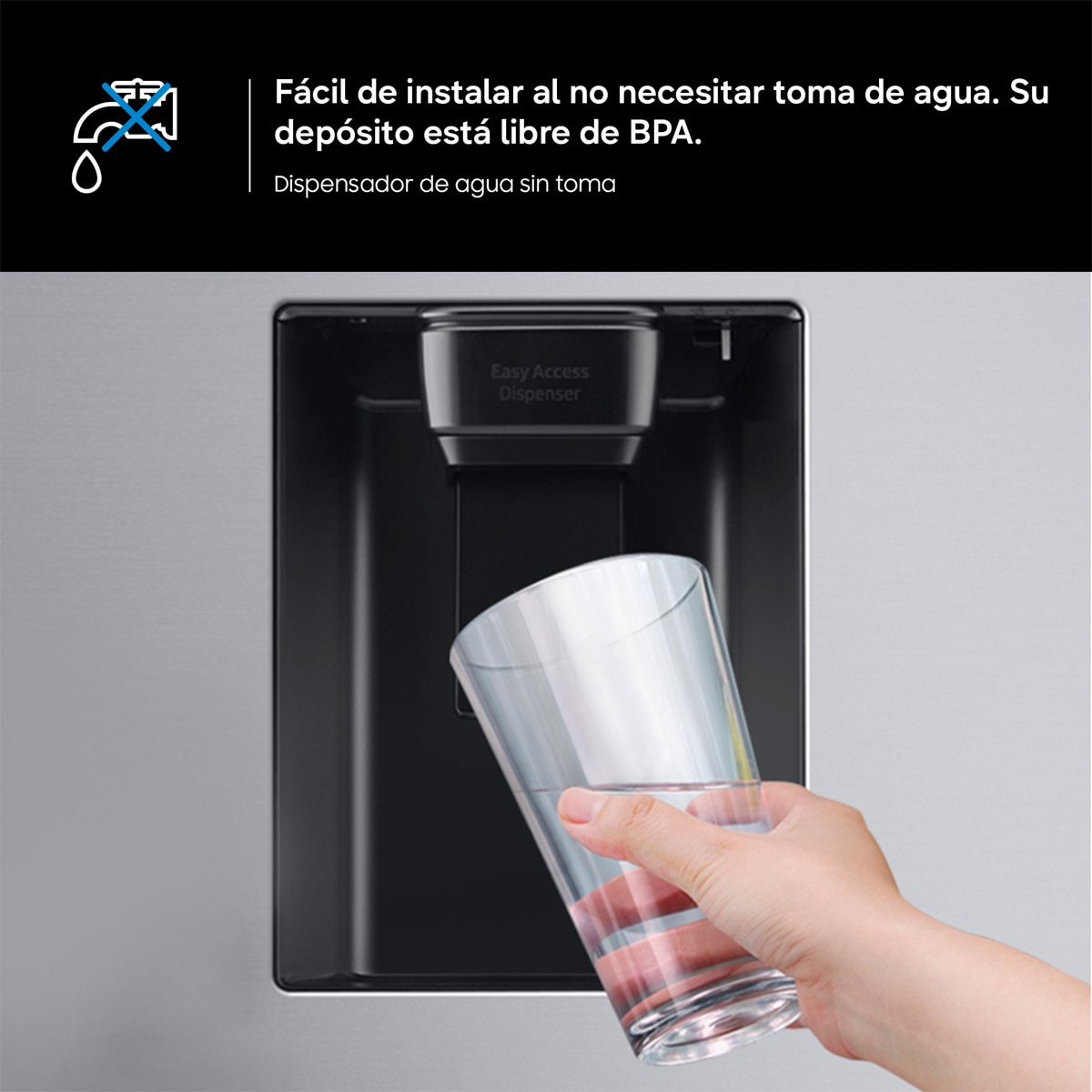 Frigorífico 1 Puerta Samsung Bespoke AI 186cm 382L Clase C Grafito RR70H39DCFEF Grafito-7