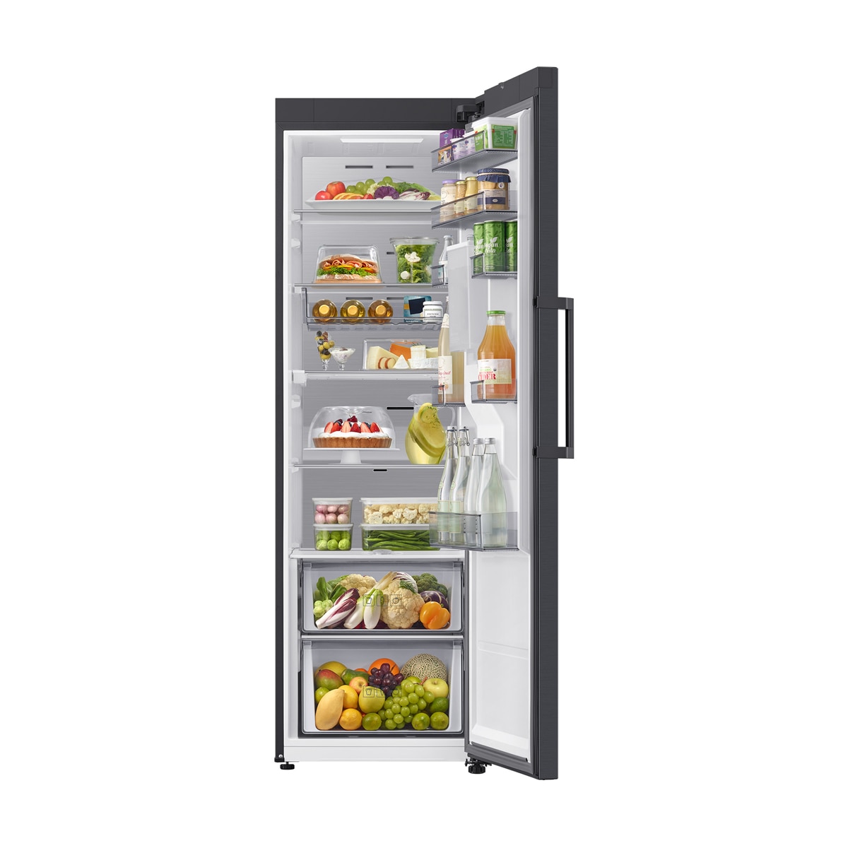 Frigorífico 1 Puerta Samsung Bespoke AI 186cm 382L Clase C Grafito RR70H39DCFEF Grafito-10