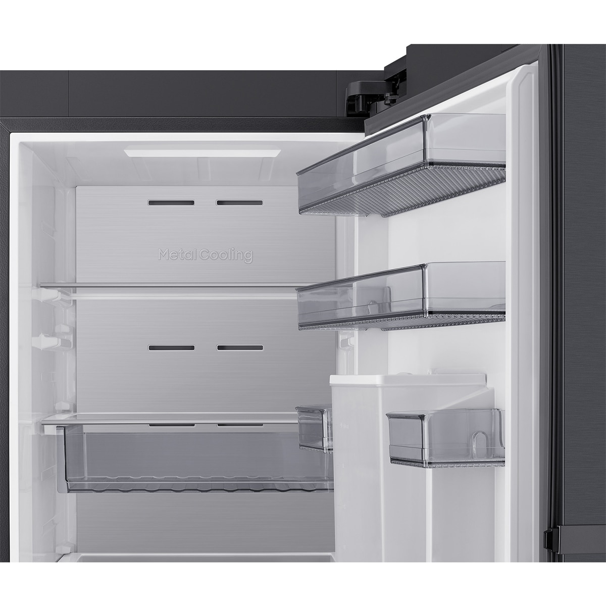 Frigorífico 1 Puerta Samsung Bespoke AI 186cm 382L Clase C Grafito RR70H39DCFEF Grafito-11