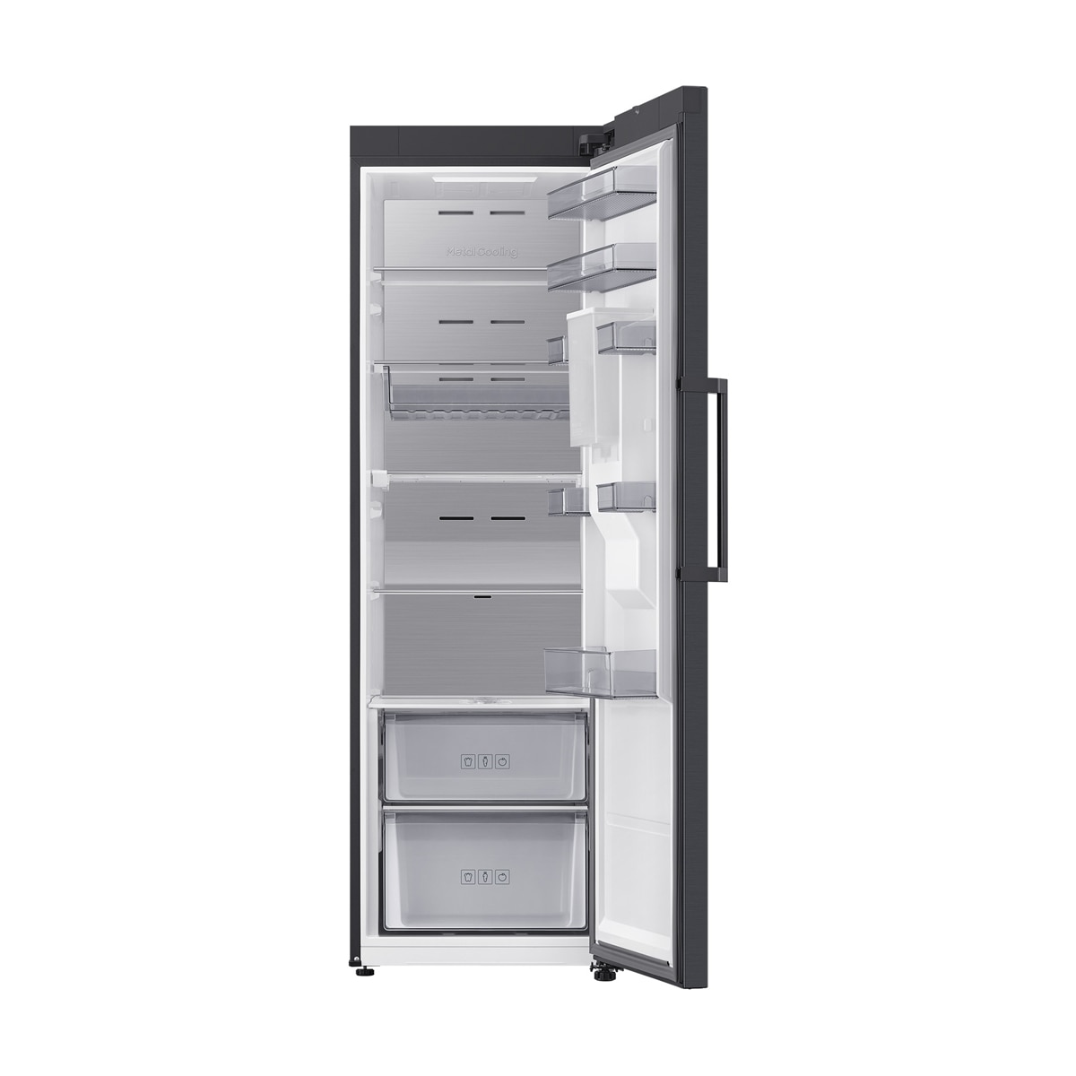 Frigorífico 1 Puerta Samsung Bespoke AI 186cm 382L Clase C Grafito RR70H39DCFEF Grafito-17