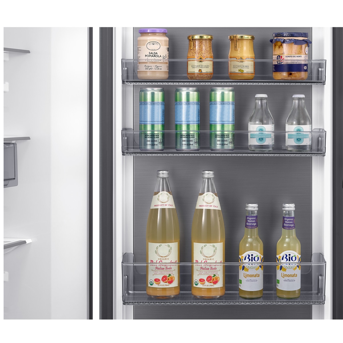 Frigorífico 1 Puerta Samsung Bespoke AI 186cm 387L Clase D Inox RR70H39CDTEF Inox-12