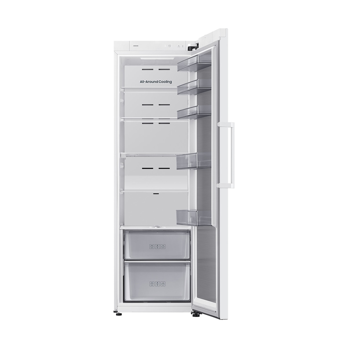 Frigorífico 1 Puerta Samsung Bespoke AI 186cm 387L Clase E Blanco RR70H39FEVEF - Blanco Blanco-15