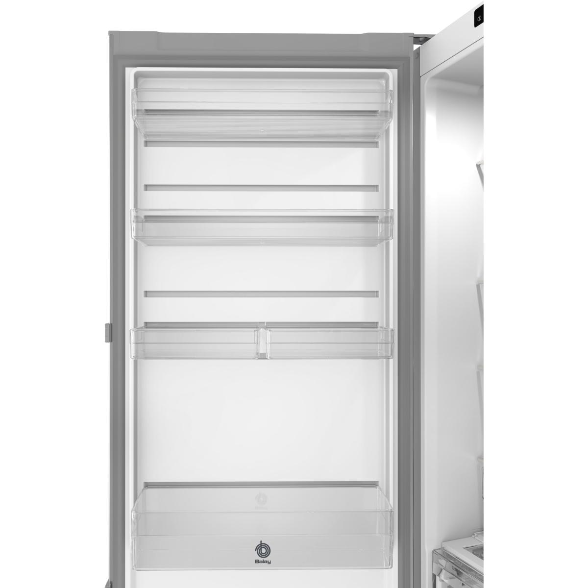 Frigorífico 1 puerta, Balay, NoFrost, 3FFD563ME - Acero mate antihuellas Acero mate antihuellas-5