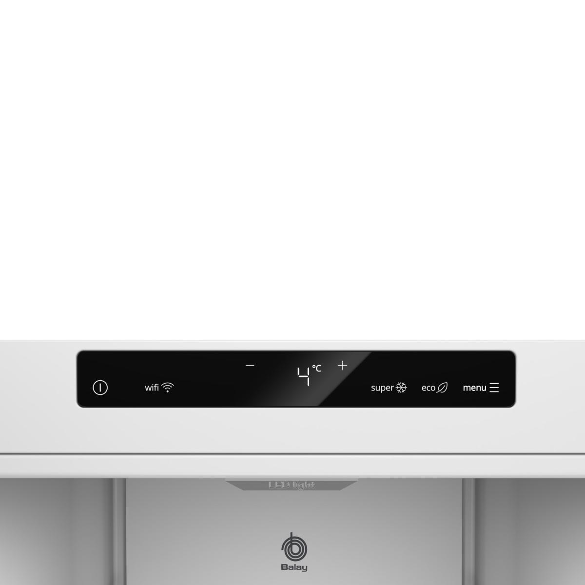 Frigorífico 1 puerta, Balay, NoFrost, 3FFD563WE - Blanco Blanco-7