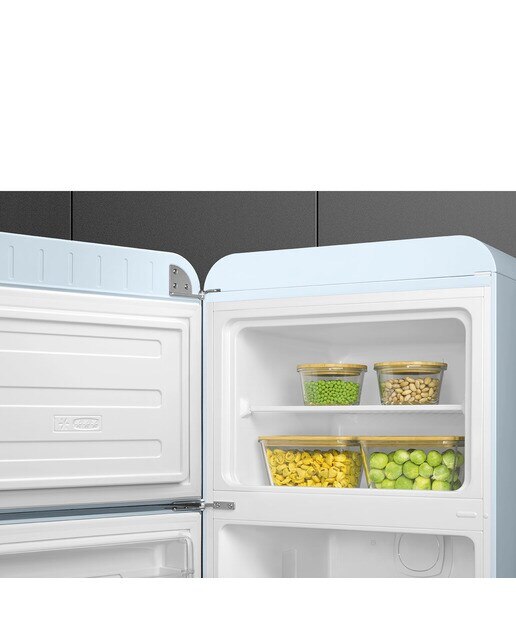Frigorífico 2 puertas Smeg apertura izquierda - FAB30LPB5 Azul Cielo-5