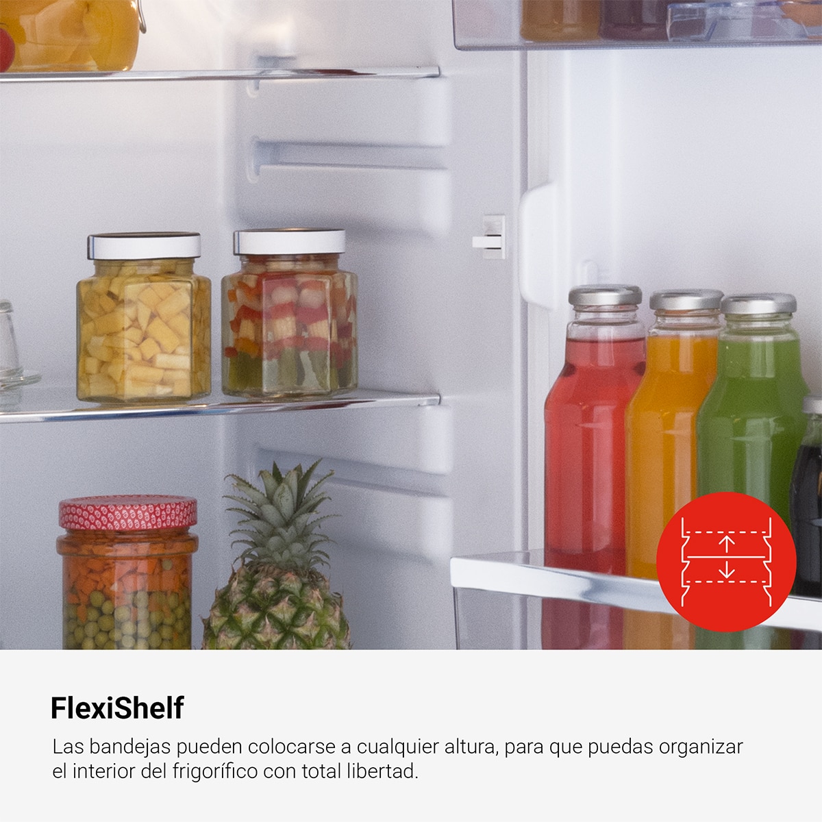 Frigorífico de 2 Portas Fagor 3FFV-1455BG Frio Estático e de 144 cm - Bege Bege-6