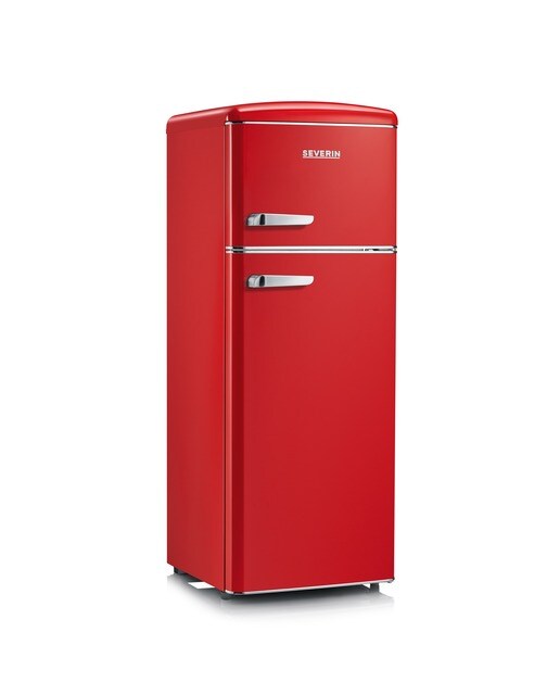 Frigorífico de 2 Portas Severin Retro RKG8930 e de 144 cm - Vermelho Vermelho-1
