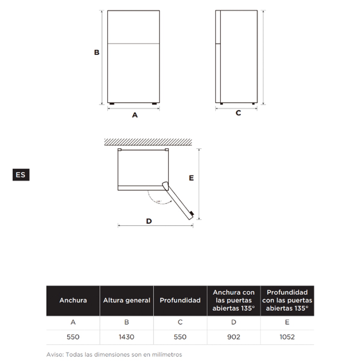 Frigorificos 2 puertas Midea Ciclico - MDRT294FGE01 Blanco-2