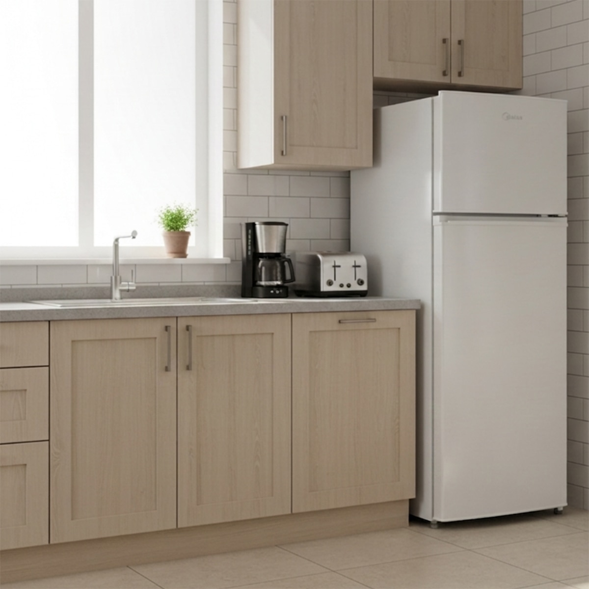 Frigoríficos de 2 Portas Midea MDRT294FGE01 Cíclico e de 143 cm - Branco Branco-10