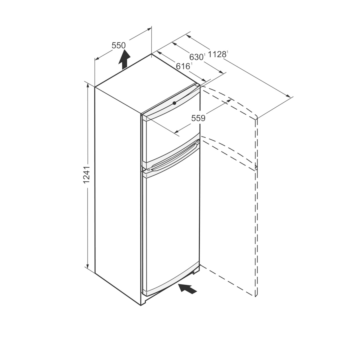 Frigoríficos 2 puertas Liebherr SmartFrost -CTe 2131 Blanco-2
