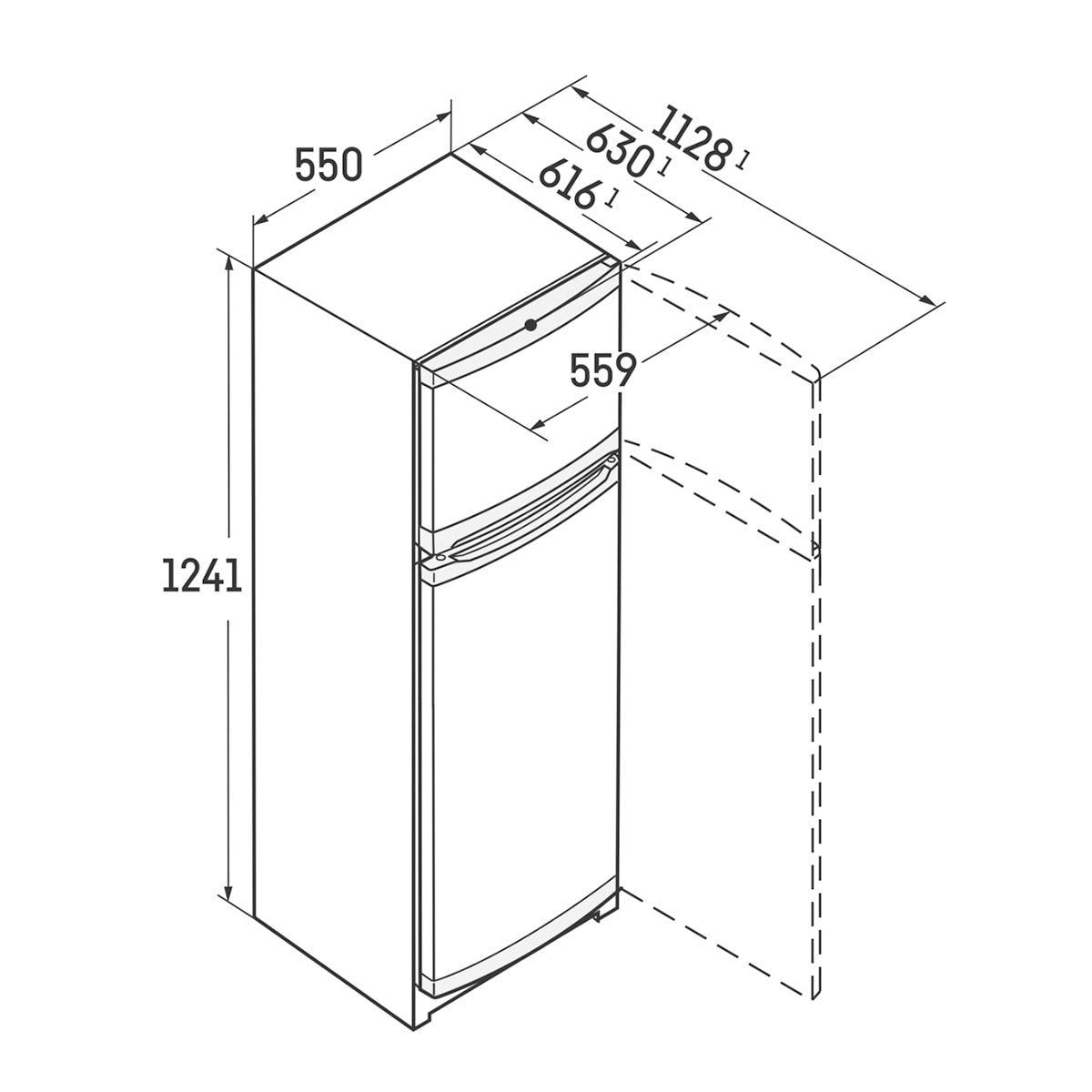 Frigorifico 2 puertas SmartFrost - CTele 2131 LookInox-2