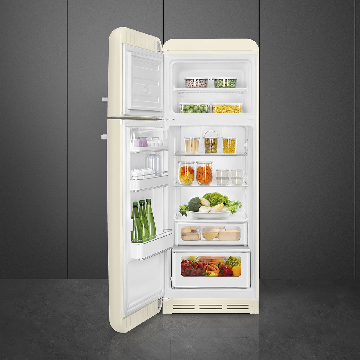 Frigorífico dos puertas Smeg - FAB30LCR6 Crema-3