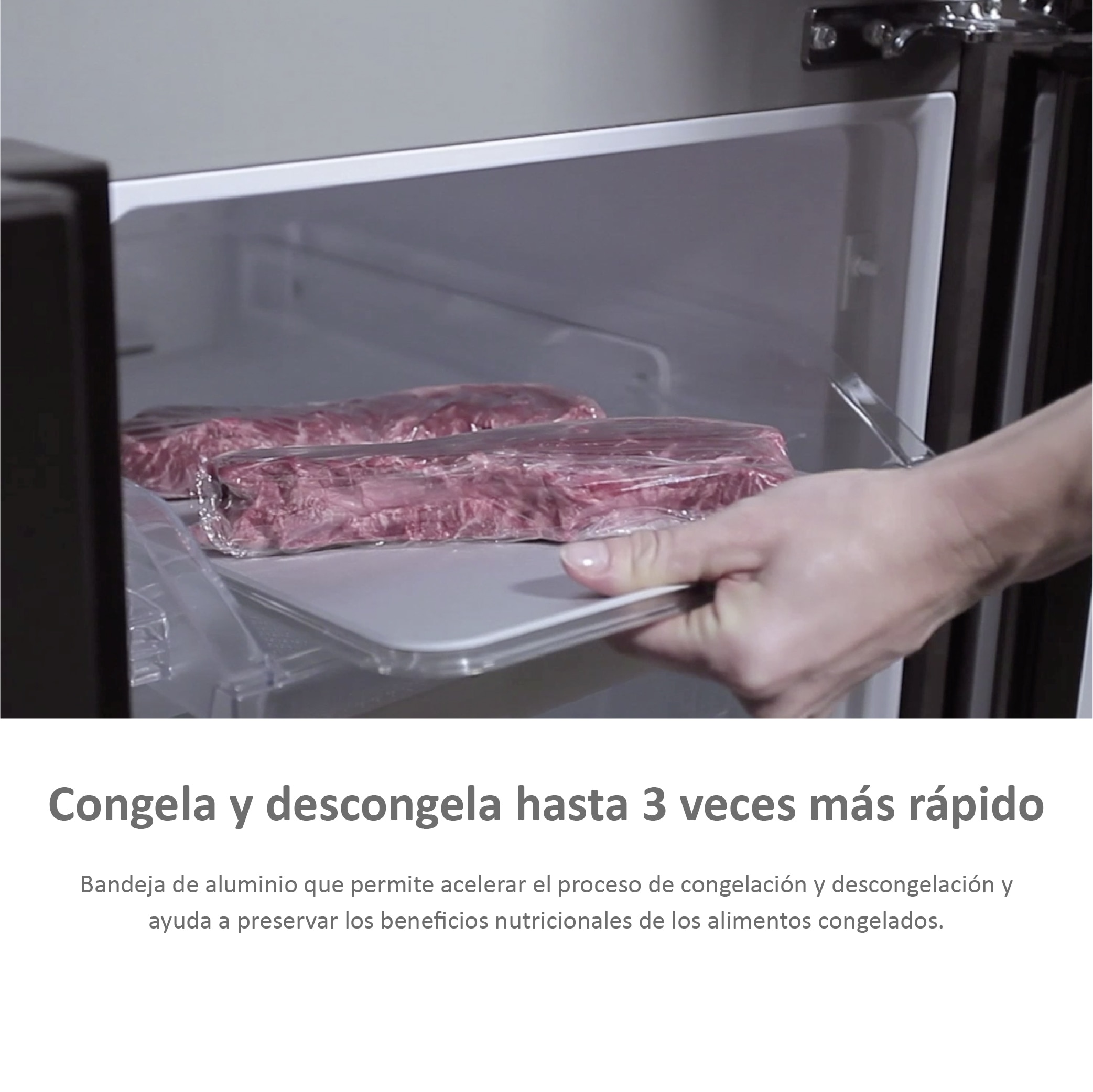 Frigorífico americano Haier Total No Frost, FD 83 Series 7 - HB18FGSAAA Cristal inox-9