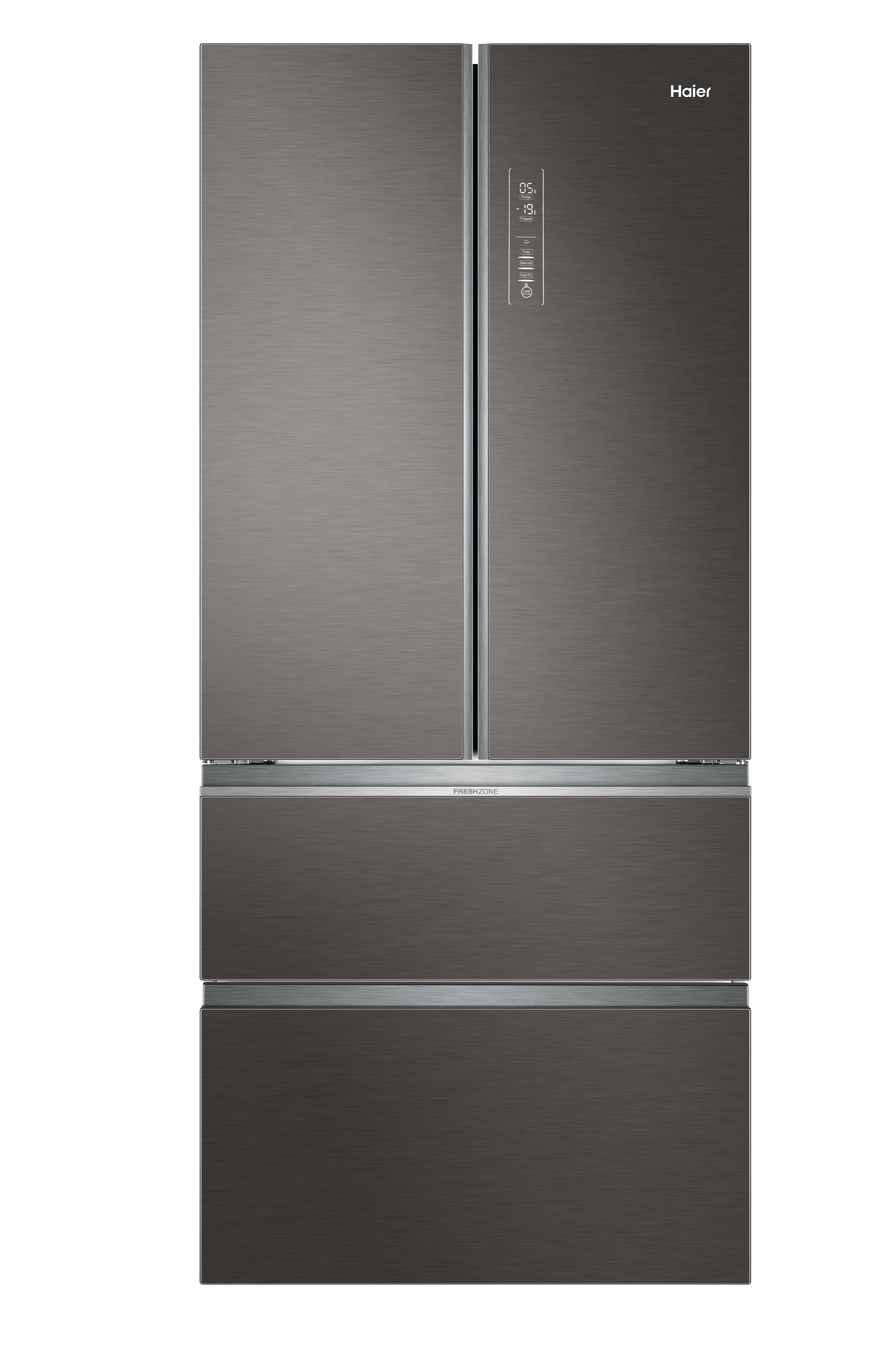 Frigorífico americano Haier Total No Frost, FD 83 Series 7 - HB18FGSAAA Cristal inox-11