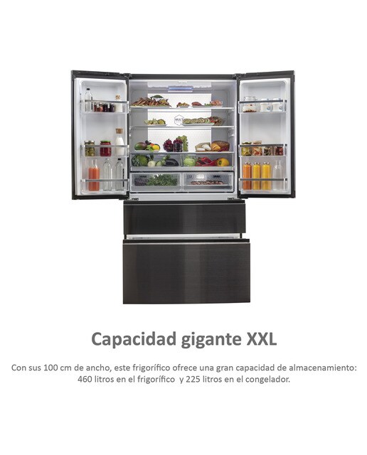 Frigorífico Americano Haier de 4 Portas FD 100 Série 7 HB26FSNAAA No Frost e de 190 cm - Iconic Black Preto-5