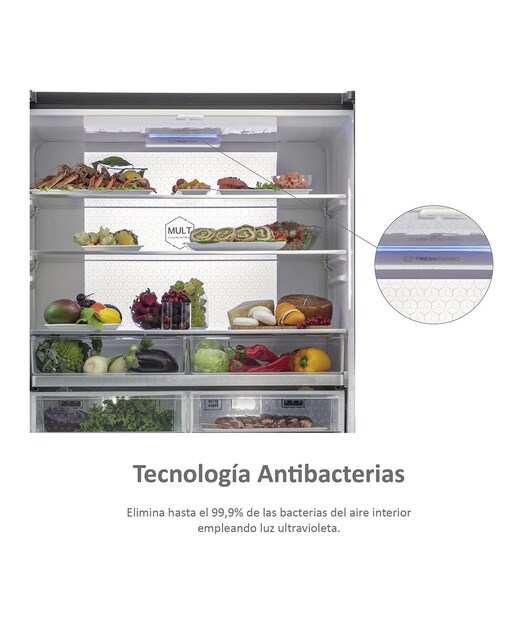 Frigorífico Americano Haier de 4 Portas FD 100 Série 7 HB26FSNAAA No Frost e de 190 cm - Iconic Black Preto-6