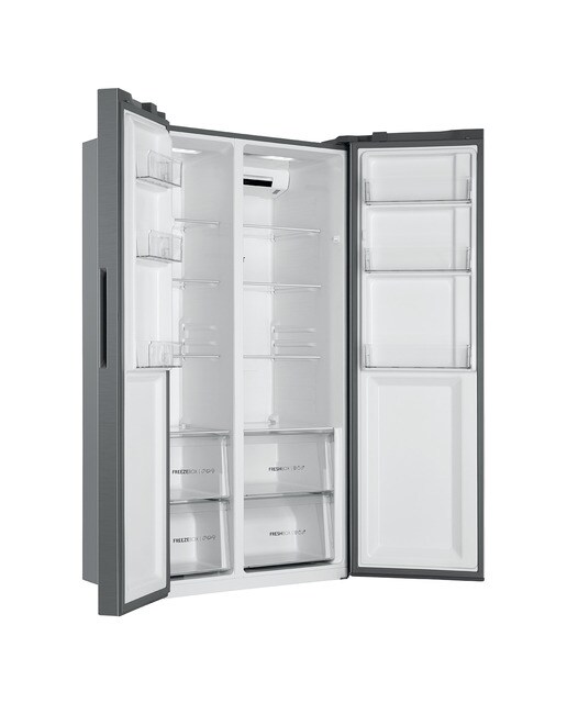 Frigorífico americano Haier Total No Frost - SBS 90 Series 3 - HSR3918ENPG Silver-2