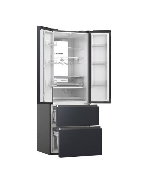 Frigorífico Americano Haier Série 7 HFW7720ENMB de 2 Portas e 2 Gavetas No Frost Wifi Motor Inverter de 200,6 cm - Preto Preto-2