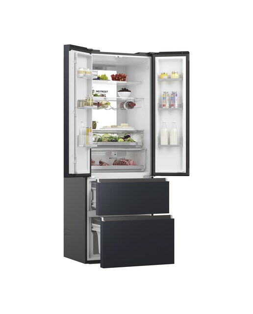 Frigorífico Americano Haier Série 7 HFW7720ENMB de 2 Portas e 2 Gavetas No Frost Wifi Motor Inverter de 200,6 cm - Preto Preto-4