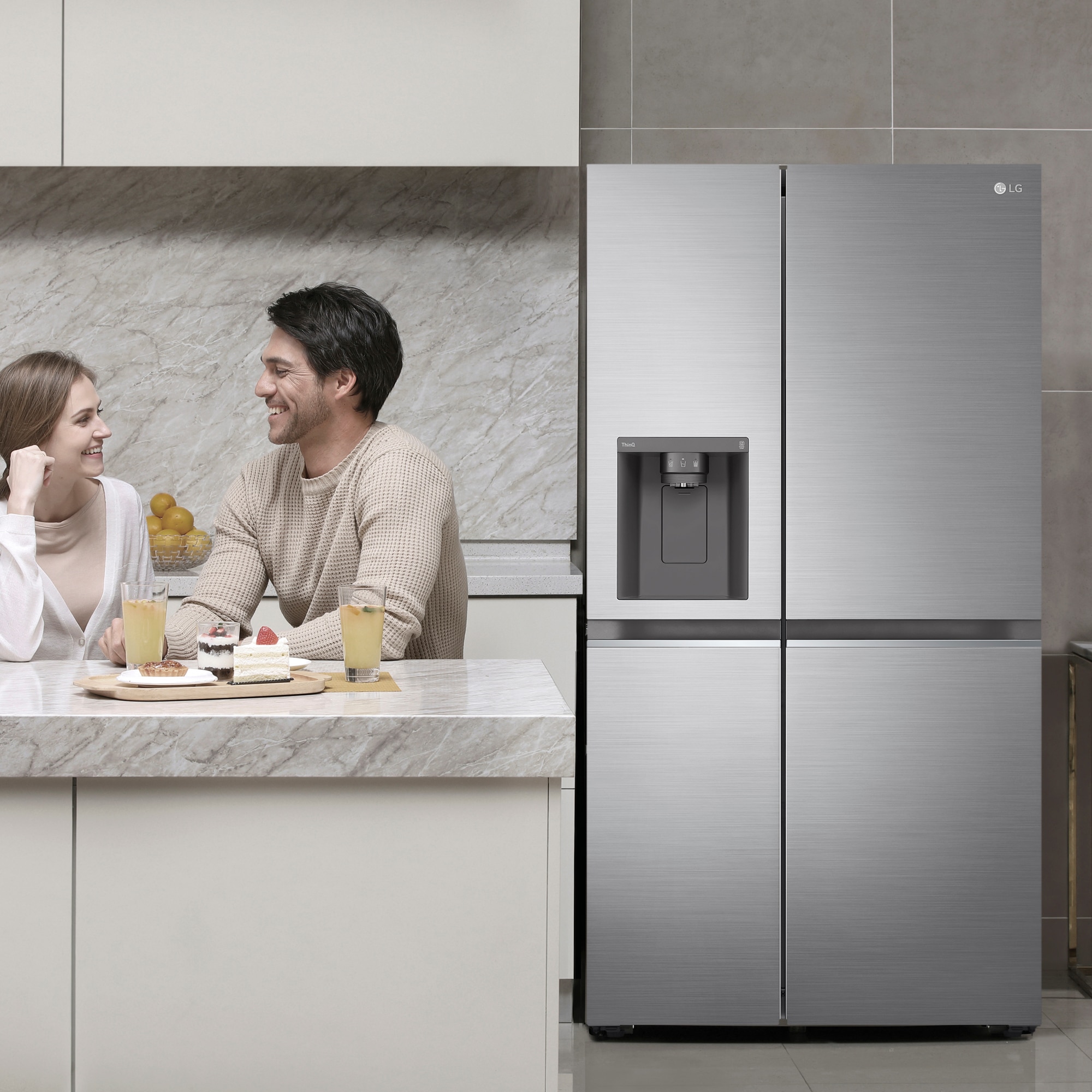 Frigorífico americano LG Total No Frost, 179 cm,635 l, Dispensador, Inox - GSLV70PZTD Inox-14