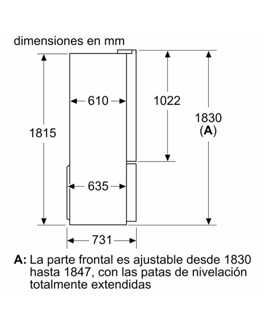 Frigorífico americano Bosch No Frost Master Chef - KFN96APEA Inox antihuellas-4
