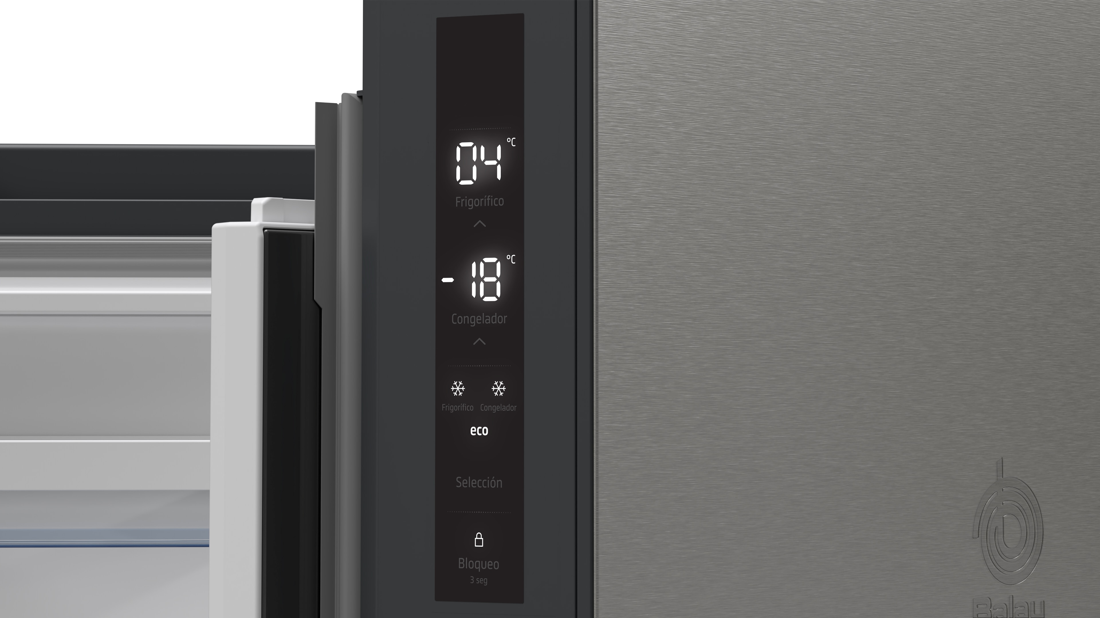 Frigorífico americano Balay Sistema No Frost AireFrío - 3KME592XI Inox-4