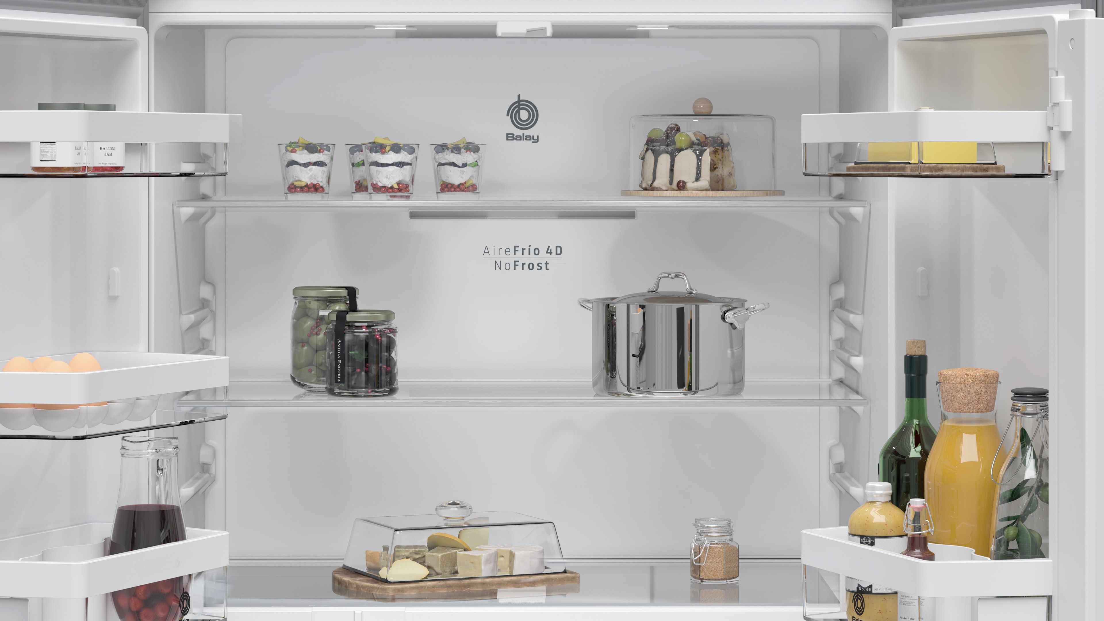 Frigorífico americano Balay Sistema No Frost AireFrío - 3KME592XI Inox-5
