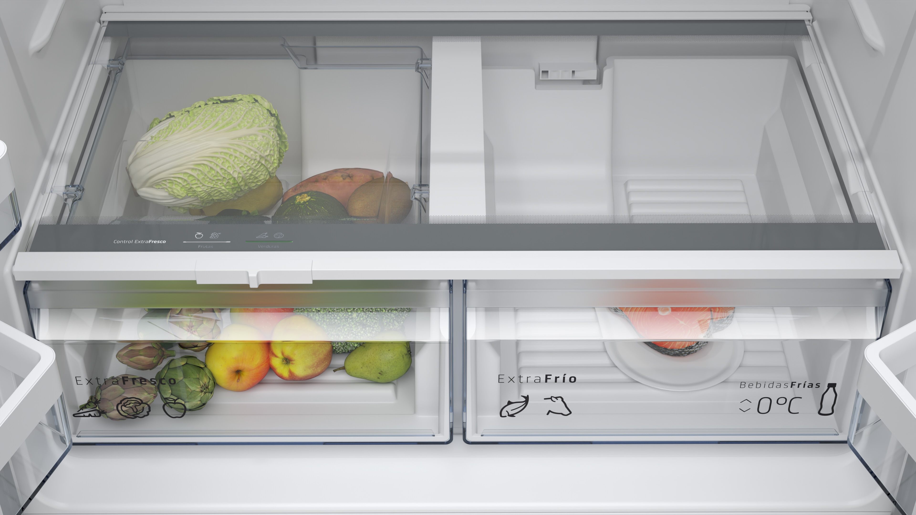 Frigorífico americano Balay Sistema No Frost AireFrío - 3KME592XI Inox-6