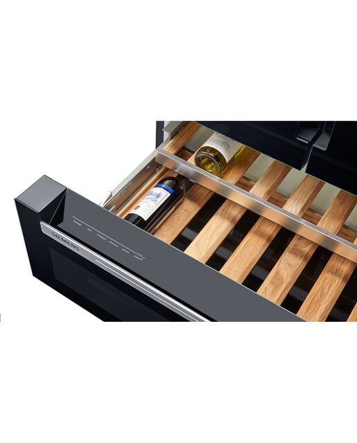 Frigorífico americano Siemens iQ700 con puerta de cristal - KF96RSBEA Cristal negro-8