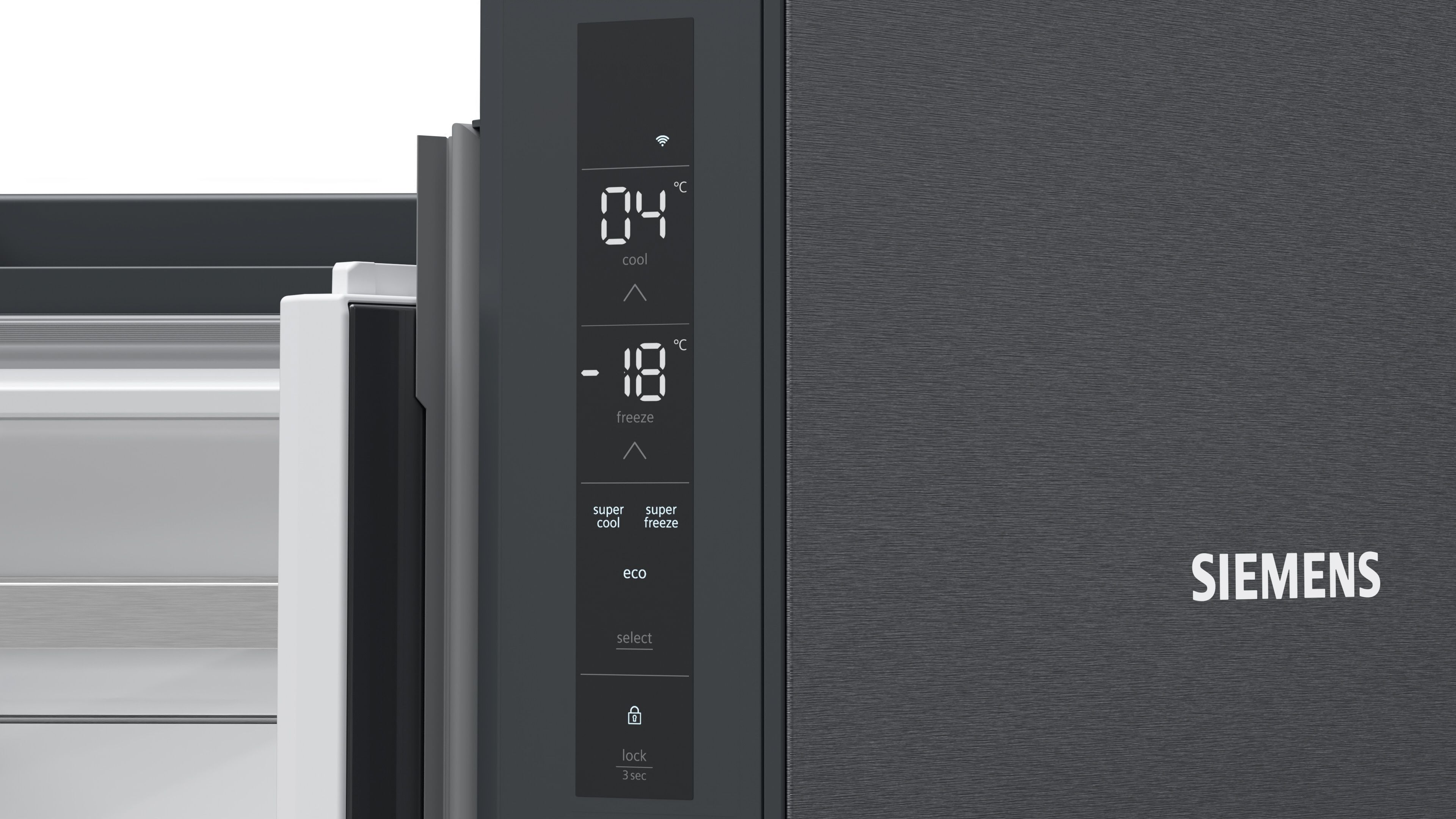 Frigorífico americano Siemens iQ500 No Frost - KF96NAXEA Negro-4