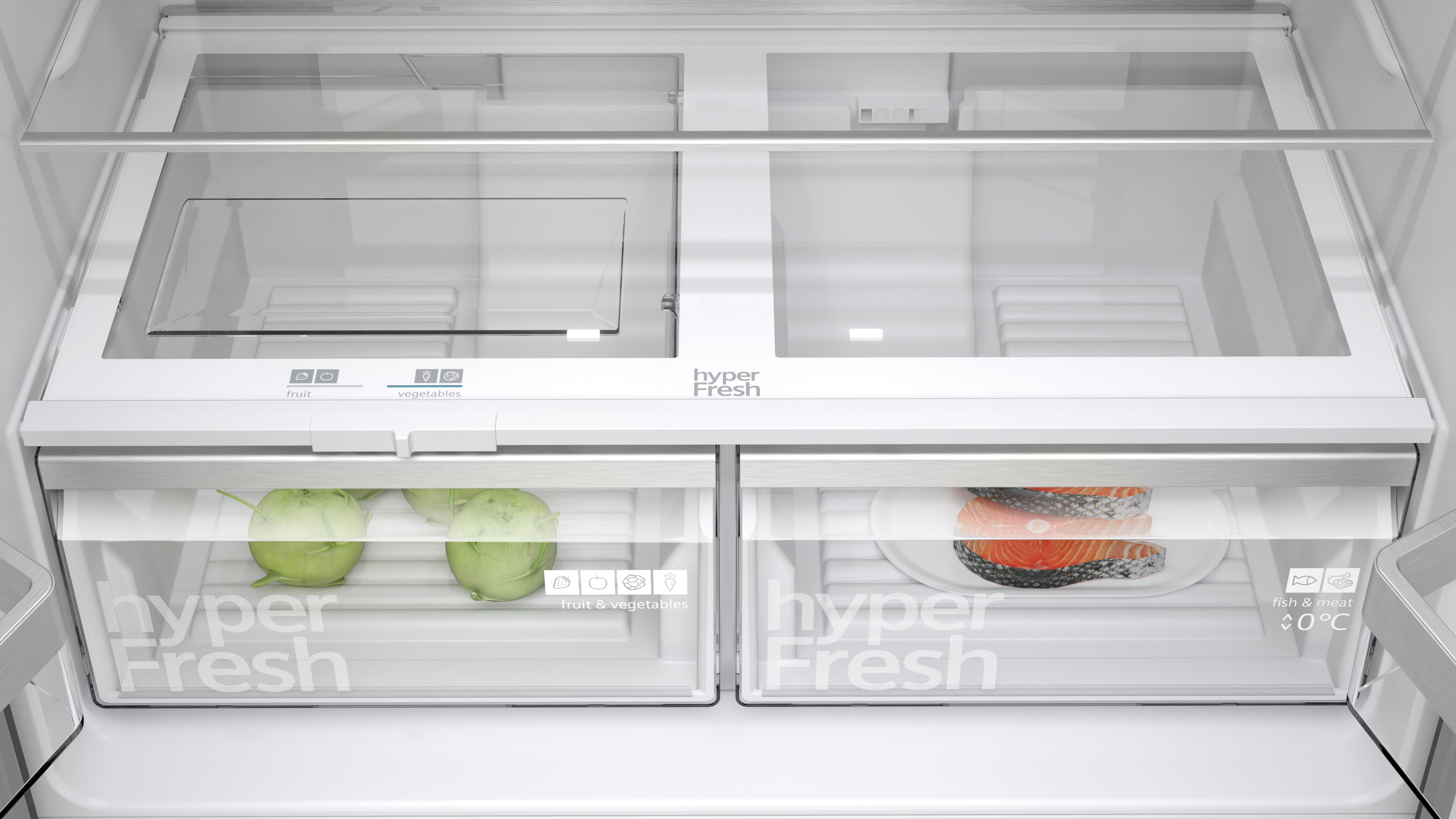 Frigorífico americano Siemens iQ500 No Frost - KF96NAXEA Negro-6