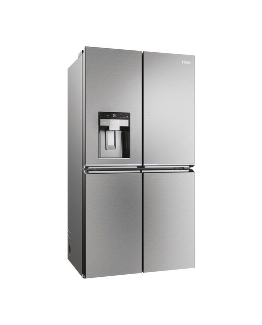 Imagem 0 de Frigorífico Americano Haier de 4 Portas Cube 90 Série 7 HCR7918EIMP No Frost Dispensador de Água e Gelo de 177,5 cm - Platinum Inox