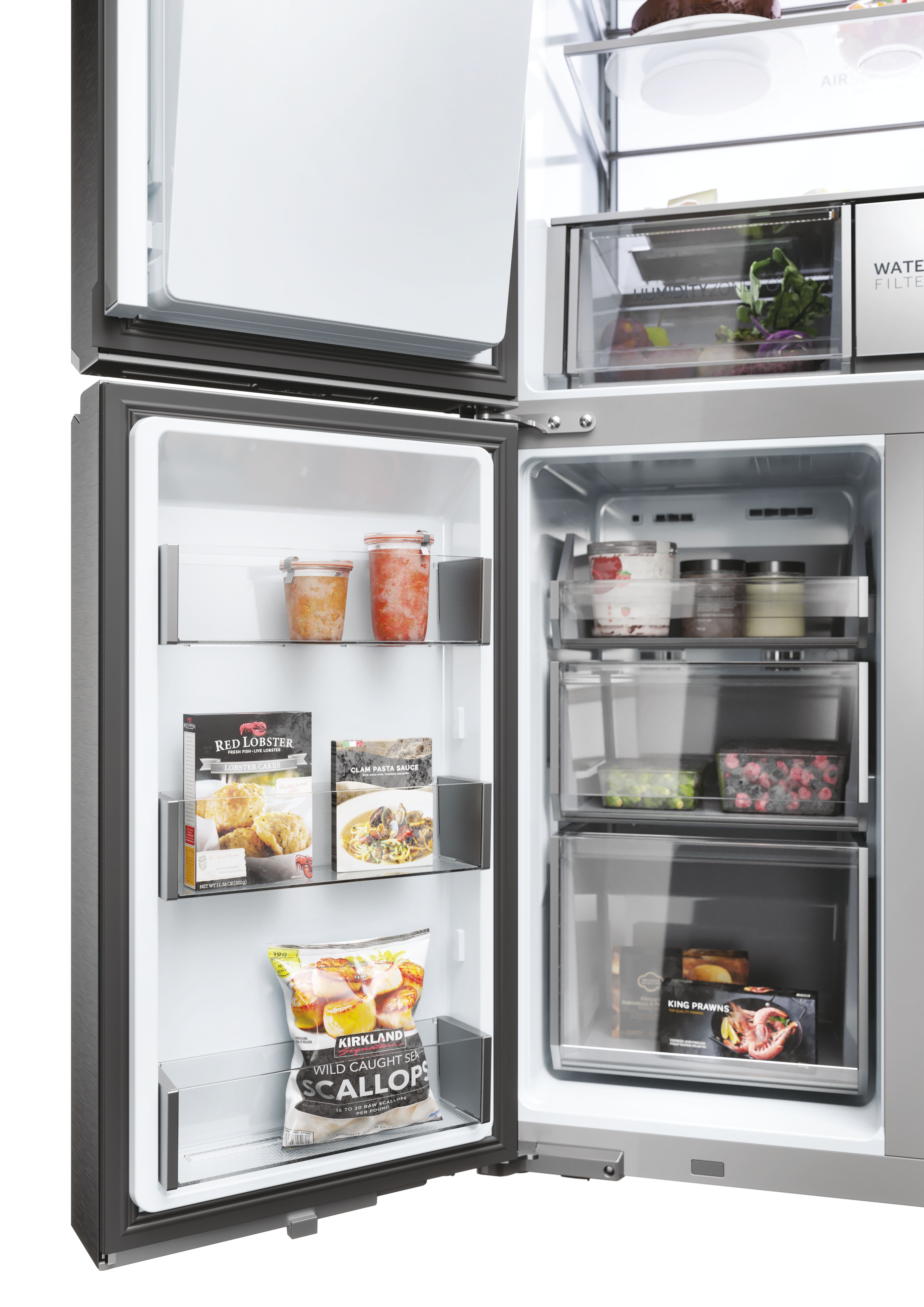 Frigorífico Americano Haier de 4 Portas Cube 90 Série 7 HCR7918EIMP No Frost Dispensador de Água e Gelo de 177,5 cm - Platinum Inox Platinum Inox-17
