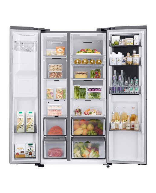 Frigorífico americano Samsung con dispensador de agua y hielo - RH68B8841S9/EF Inox-3