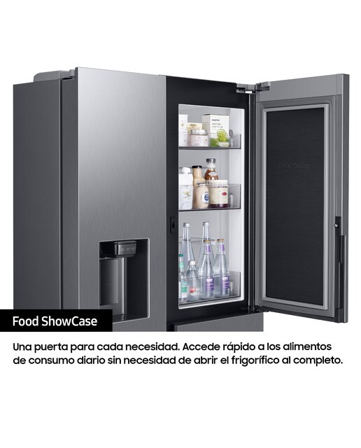 Frigorífico americano Samsung con dispensador de agua y hielo - RH68B8841S9/EF Inox-9