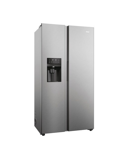 Imagem 0 de Frigorífico Americano Haier SBS 90 Series 5 HSR5918DIMP Total No frost, com Dispensador e de 177,5 cm - Inox Platino