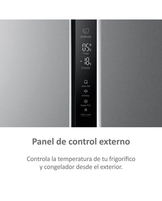 Frigorífico americano Haier Total No frost, Dispensador, SBS 90 Series 5 - HSR5918DIMP Inox-11