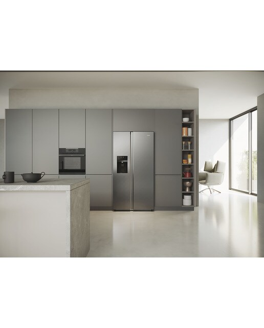 Frigorífico americano Haier Total No frost, Dispensador, SBS 90 Series 5 - HSR5918DIMP Inox-13