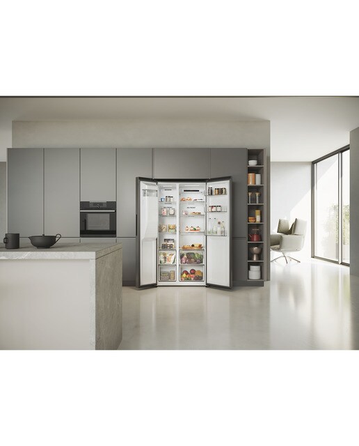 Frigorífico americano Haier Total No frost, Dispensador, SBS 90 Series 5 - HSR5918DIMP Inox-14