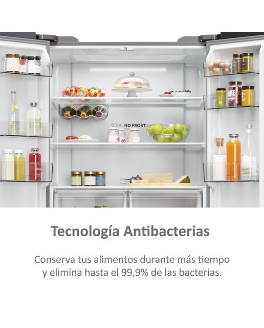 Frigorífico americano Haier Total No frost Cube 90 Series 5 - HCR5919ENMB Dark inox-12