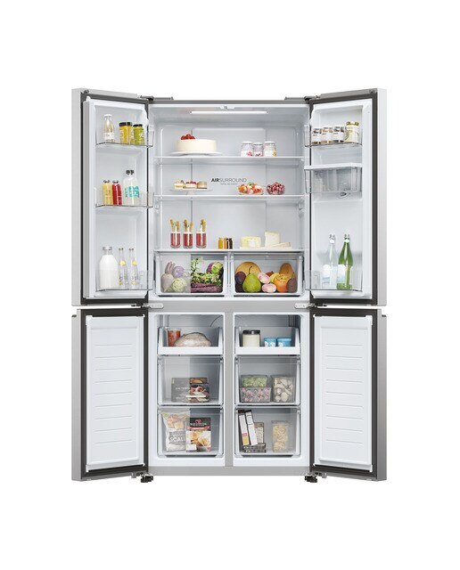 Frigorífico americano Haier Total No frost Cube 83 Series 3 - HCR3818EWMM Inox-4