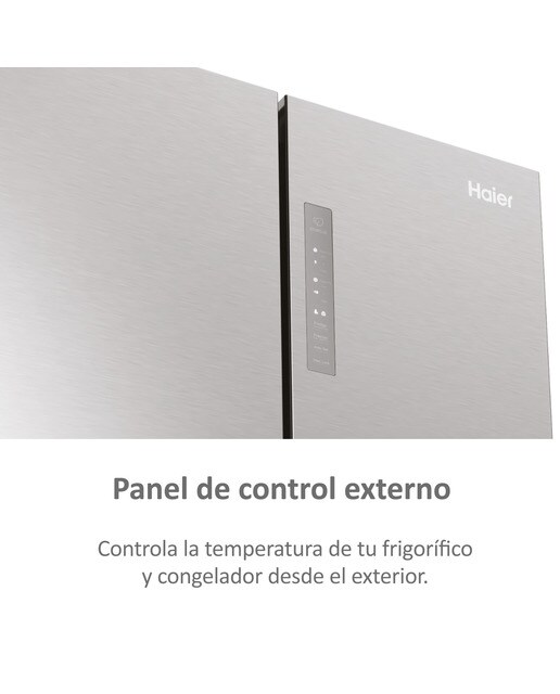 Frigorífico Americano Haier de 4 Portas Série 3 HCR3818ENMM Total No Frost de 181,5 cm - Platinum Inox Platinum Inox-10