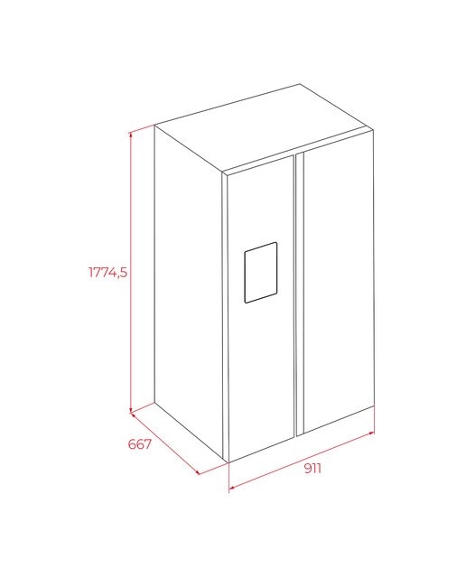 Frigorífico americano Teka LongLife No Frost - RLF 74960 SS EU