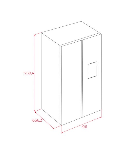 Frigorífico americano Teka LongLife No Frost - RLF 74930 SS Inox-3