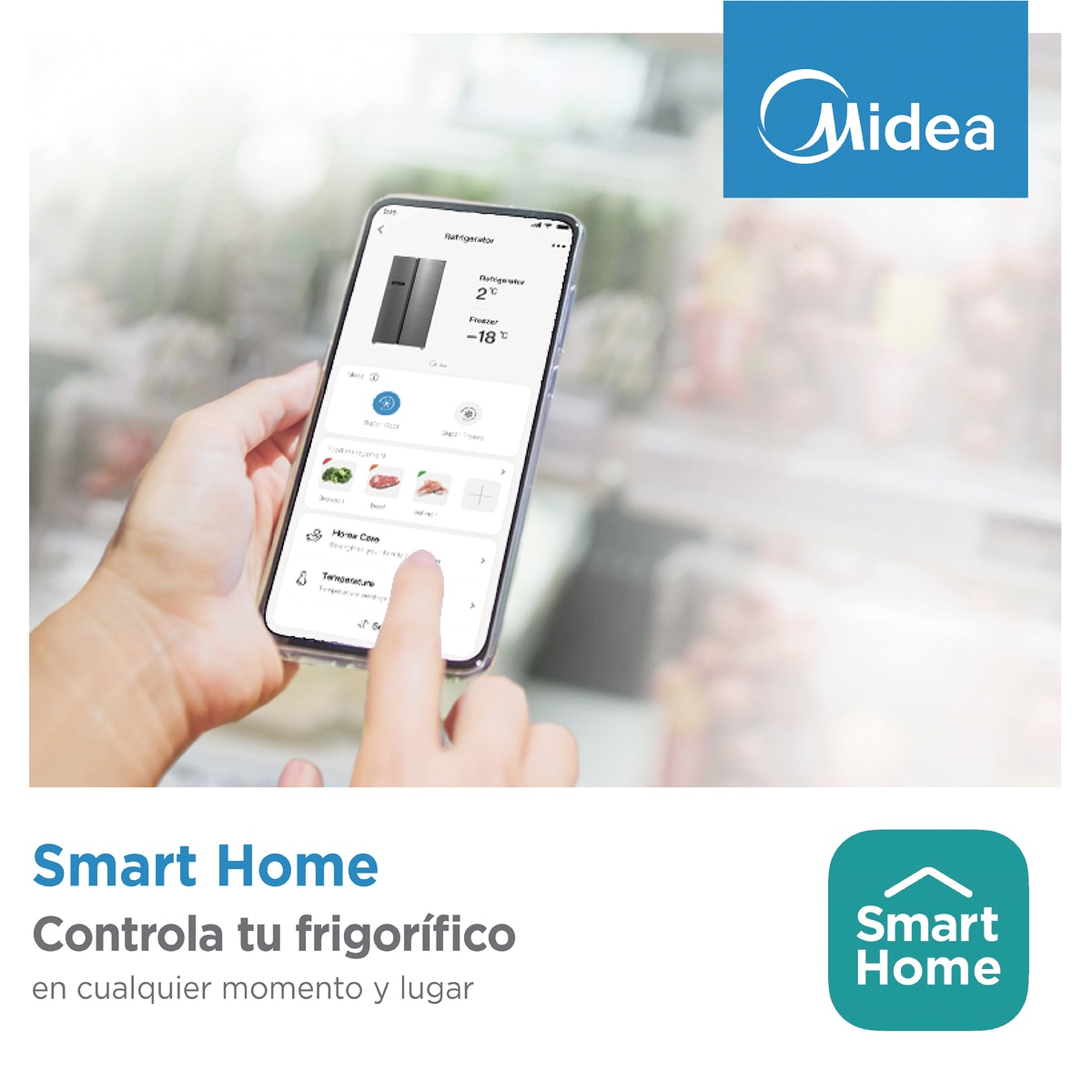 Frigorífico Americano Midea MDRS619FIE46 Total No Frost e de 177,5 cm - Inox Inox-6