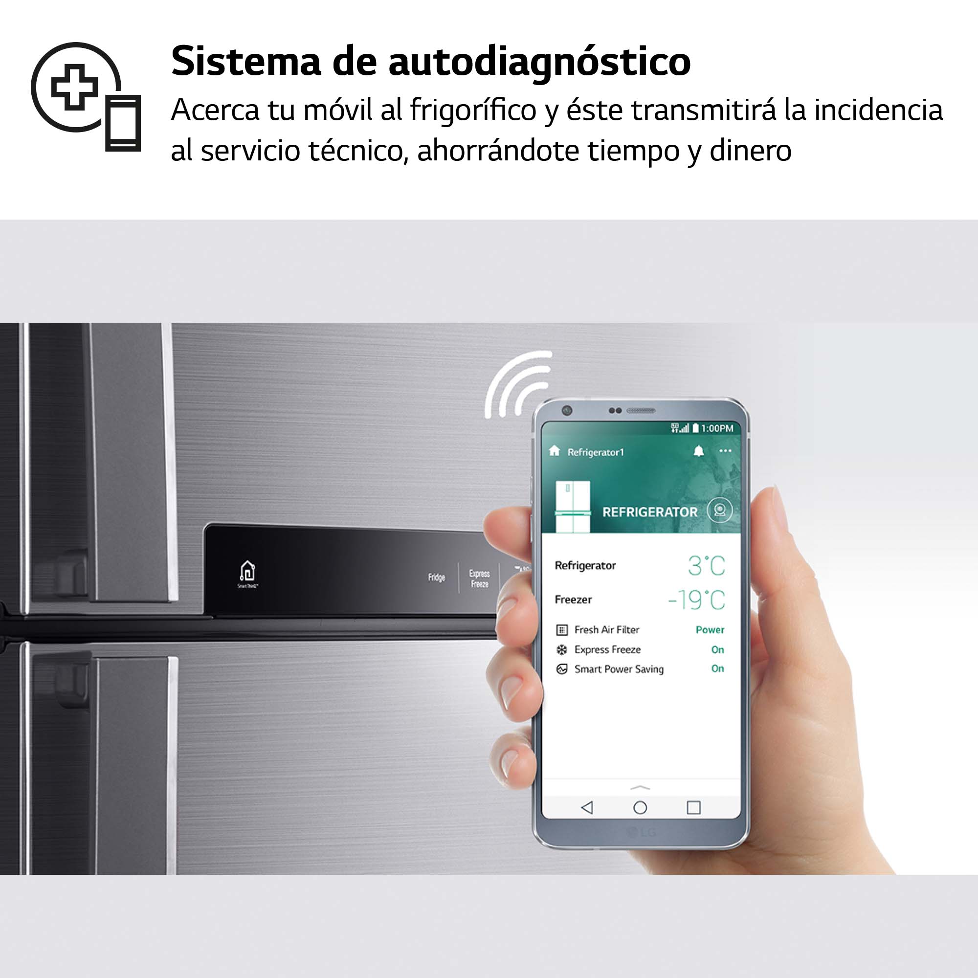 Frigorífico americano LG Inverter Linear Compressor, 179 cm, 635l, DoorCooling, con dispensador, inox - GSLV71PZTD Inox-9